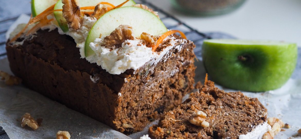 Carrot, Apple and Cinnamon loaf